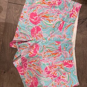 Lilly Pulitzer Pink and Orange Bermudas